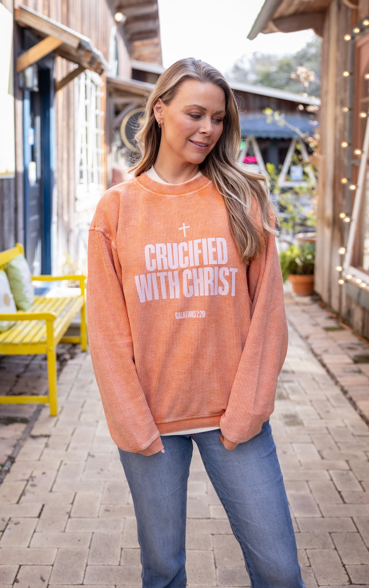 Crucified with Christ Crewneck