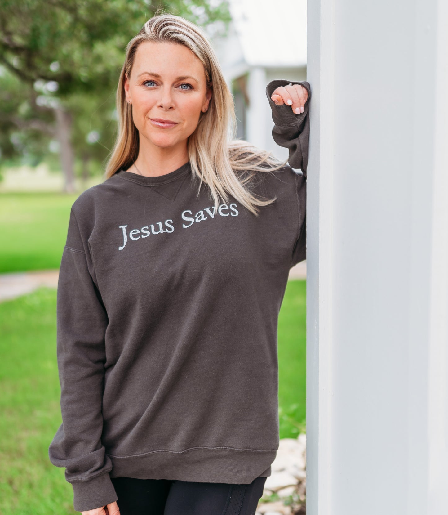 Jesus Saves Crewneck